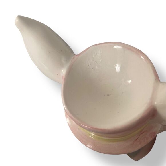 Midwest Lot of 2 Easter Bunny Rabbit Egg Cups Holders Vintage Ceramic Figurines - Picture 10 of 10